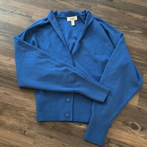 royal blue cardigan sweater